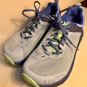 Women’s Altra trail running shoes- Blue and Gray